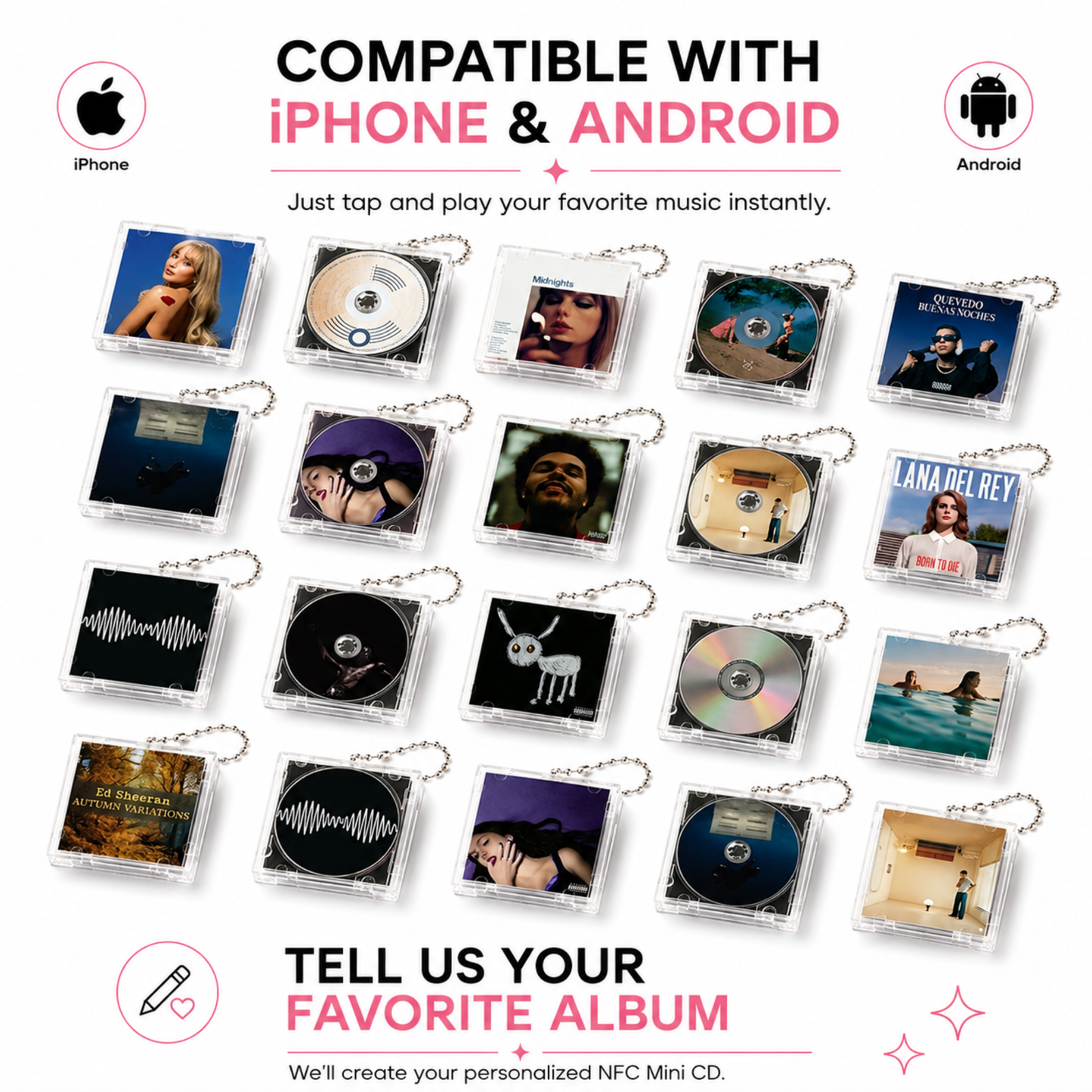 Personalized NFC Mini CD